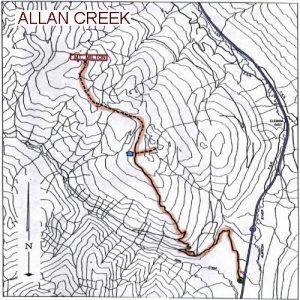 Allen Creek Trail Map