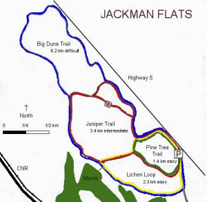 Jackmans Flats Map